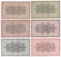 1946. 10.000AP - 1.000.000AP (6xklf) T:VF-F, javarészt szép papír, egyiken pici tollas firka
Adamo ...