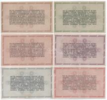 1946. 10.000AP - 1.000.000AP (6xklf) T:F, javarészt szép papír
Adamo P49, P50, P51, P51A, P52A, P53