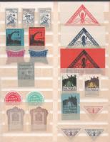 Magyar levélzáró összeállítás kétoldalas berakólapon