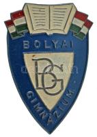 ~1940. "Bolyai Gimnázium" festett iskolajelvény, sapkajelvény (32x47mm) T:AU