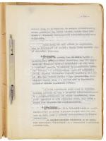 Liska Tibor: Ökonosztát. III-IV. rész. Gépelt kézirat. Lefűzve, kissé sérült papírmappában, 210-317 ...