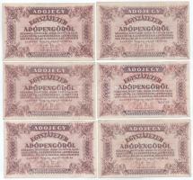 1946. 100.000AP (10x) T:VF-F, javarészt szép papír szakadás nélkül