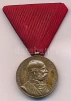 1898. "Jubileumi Emlékérem Polgári Állami Alkalmazottak Számára / Signum memoriae (AVST)" bronz kitüntetés katonai mellszalagon T:XF Hungary 1898. "Commemorative Jubilee Medal for the Civil State Officials" bronze decoration with military ribbon C:XF NMK 250.