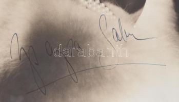 Gábor Zsazsa (1917-2016) korában Gábor Sári magyar - amerikai színésznő autográf aláírással ellátott...