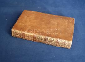 Nagy [Ferenc] Ferentz:  Az egy, igaz, és boldogító hitnek elei. Mellyeket fö tisztelendö, és nagy méltóságú galántai gróf Eszterházy Károlynak [. . . l Egri püspöknek [. . .] Kegyelmes Parantsolattyából egybe szedegetett és ki-nyomtattatott Nagy Ferentz. Egerben, 1767. Nyomtattatott a' Püspöki Oskola Betöivel. [52] + 368 + [10] p. Első kiadás. Nagy Ferenc törökszentmiklósi római katolikus plébános ízes magyar nyelven írt hitvédelmi irata a katolikus egyház teológiai és erkölcstani oktatását kivonatolja szentírási források és katolikus egyházi írók munkássága nyomán. A magyar nyelvű hitvédelmi írás elé kötve az Egri Teológiai Akadémia professzorainak "Positiones selectae Ex Universa Theologia, S. Scriptura, & SS. Canonibus" című, 38 számozatlan oldal terjedelmű teológiai disszertációja. Oldalszámozáson belül fametszetű könyvdíszekkel. Az első előzéken a latin nyelvű teológiai disszertáció egyik szerzőjének, Pál András egri teológiai professzornak saját kezű tulajdonosi bejegyzése, a címlapon régi gyűjteményi bejegyzés, verzóján régi tulajdonosi bélyegzés. Négy bordára fűzött, díszesen aranyozott gerincű korabeli bőrkötésben, vörös festésű lapszélekkel. Dekoratív, szép példány.