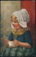 1917 Tábori posta képeslap Budapestre küldve / Field postcard "K.u.K. FELDPOSTAMT / 299" ,...