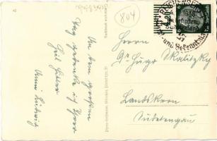 1938 Adolf Hitler. Photo Hoffmann + So. Stpl