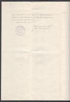 1942 Bp., A Magyar Nemzeti Múzeum ügyvezető alelnökhelyettese által aláírt kinevezés