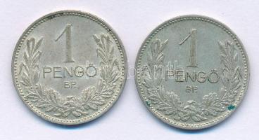 1937-1939. 1P Ag (2xklf) T:XF,VF kis patina
Adamo P6