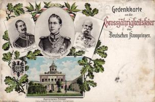 Franz Joseph, Willhelm II. Friedrich Wilhelm Litho (fl)