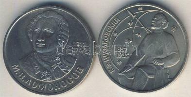 Szovjetunió 1986. 1R "Lomonoszov" + 1987. 1R "Ciolkovszkij" T:1