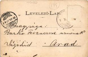 1899 (Vorläufer!) Borsa (Máramarosi Kárpátok), vízi fűrész, fűrésztelep. Mayer és Berger kiadása / s...