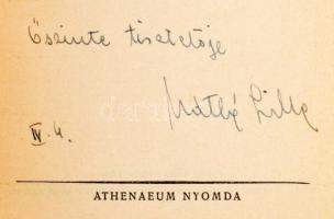 Máthé Lilla: Asszonysors... DEDIKÁLT! [Bp., 1941], Athenaeum, 186 p. Kiadói aranyozott egészvászon-k...