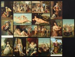 Stengel festmény lapok 144 darabos gyűjteménye, nagyon változatos, jó minőségű anyag sok ritkán látható lappal