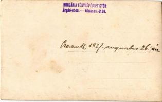 1927 Csesznek, várrom. Hungária fényképészet felvétele. photo (vágott / cut)