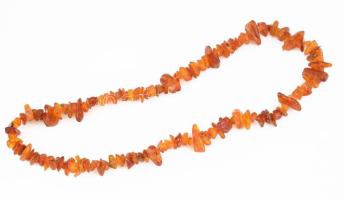 Borostyán nyaklánc 60 cm