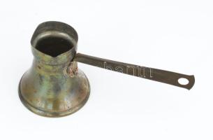 Jelzett kávékiöntő, h: 16 cm