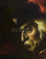 Vasvári (Vasváry) József (1904-1993): Két kuruc. Olaj, vászon, jelezve jobbra fent, hátoldalán Vasvá...