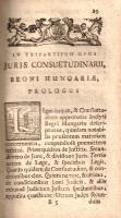 [Werbőczy István] Werbőcz, Stephanus de:
Werböczius illustratus: sive decretum tripartitum juris co...