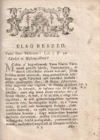 Horváth Imre: Szent Mária Magdolna esete, és meg-térése, Kinek Penitentzia-Tartását Nagy Böjti hét P...