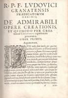 [Luis, de Granada] Ludovicus Granatensis:
Introductionis Ad Symbolum Fidei, Libri Quatuor: In Quibu...
