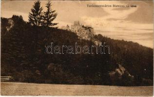 1913 Blatnica (Turócszentmárton), vár. Moskóczi Ferencné kiadása / Blatnicky hrad / castle (kis szakadás / small tear)