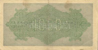 Német Birodalom / Weimari Köztársaság 1922. 1000M (4x) "Dornen" vízjellel, a "Reichsb...