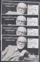 2012/16 Sigmund Freud 4 db-os emlékív garnitúra (30.000)