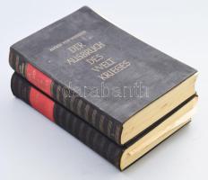 Wegerer, Alfred von: Der Ausbruch des Weltkrieges 1914. Band I-II. Kiadói egészvászon kötés, laza fűzés, kopottas állapotban.
