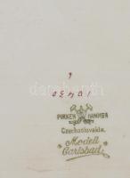 Pirkenhammer "Modell Carlsbad" szervírozótálca, jelzett, kis kopással, 45x32 cm