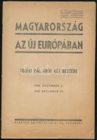 1940 Magyarország az új Európában, Teleki Pál gróf két beszéde, Bp., Stádium, 77p
