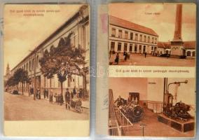 GYULA - Hatalmas gyulai képeslapgyűjtemény - összesen 378 db képeslap 4 db Lindner berakóban. Ritka ...