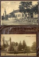 GYULA - Hatalmas gyulai képeslapgyűjtemény - összesen 378 db képeslap 4 db Lindner berakóban. Ritka ...