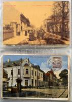 GYULA - Hatalmas gyulai képeslapgyűjtemény - összesen 378 db képeslap 4 db Lindner berakóban. Ritka ...