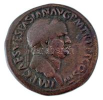 Római Birodalom / Róma / Vespasianus 71. Sestertius bronz (26,81g) T:VF Roman Empire / Rome / Vespasian 71. Sestertius bronze "IMP CAES VESPASIAN AVG P M TR P P P COS III / PAX AVGVSTI - S-C" Pax standing left, holding olive branch and cornucopiae (26,81g) C:VF RIC II 181