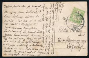 1914.VII.29 Bp., Réder (1922 után: vitéz Lévay) Béla (1884-1931) a 46. gyalogezred kötelékében álló ...