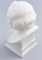 Herendi Beethoven büszt. Mázas és biszkvit porcelán, jelzett (masszába nyomott), m: 20,5 cm