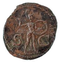 Római Birodalom / Róma / Claudius 41-50. As bronz (10,97g) T:VF,F szép éremkép, de durva ph-k / Roma...