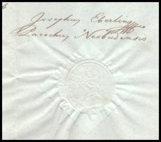 cca 1840 Budaújlak (Újlak, Neobuda), Eberling József (1810-1886) plébános aláírásával ellátott, lati...