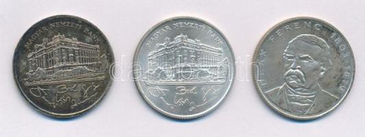 1992. 200Ft Ag "MNB" + 1993. 200Ft Ag "MNB" + 1994. 200Ft Ag "Deák" T:...
