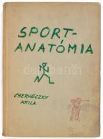 Nemessuri Mihály: Sportanatómia. Bp., 1960. Sport. DEDIKÁLT! A dedikáció címzettjének névbejegyzéseivel. Kiadói egészvászon kötés, kopottas állapotban.