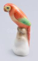 Herendi papagáj. Jelzett, hibátlan, m: 7,5 cm