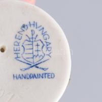 Herendi sólyom. Jelzett, hibátlan, m: 7,5 cm