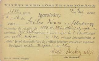 cca 1915-1950 vitéz Széles János (1886-?) m. kir. rendőr főfelügyelő (eredetileg tanító, az I. világ...