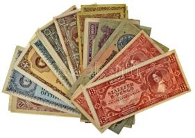 50db-os vegyes pengő bankjegy tétel, közte 1946. 100.000.000Bp (2x) T:VF,F