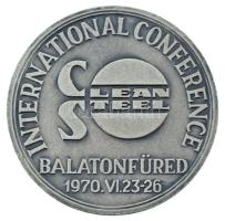 1970. "Clean Steel International Conference, Nemzetközi Konferencia Balatonfüred" ezüstpat...
