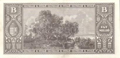 1946. 1.000.000BP (5x) T:II+ egyszer hajtva, törve nem