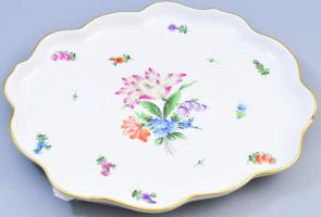 Herendi Bunch of Tulip mintás kínáló, jelzett, hibátlan, 29x24 cm