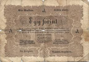 1848-49. 1Ft, 2Ft "Kossuth-bankó" T:III,IV-