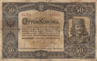 1920. 50K (2x), 100K (2x) T:III,III-